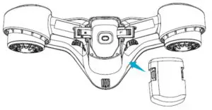 insportline 281021004 Underwater Scooter with Accessories Jobe Seascooter - BATTERY CONNECTION