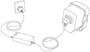 insportline 281021004 Underwater Scooter with Accessories Jobe Seascooter - Charge the battery