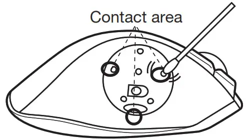 ELECOM M-XT4DR Wireless Trackball Mouse- Cleaning the trackball