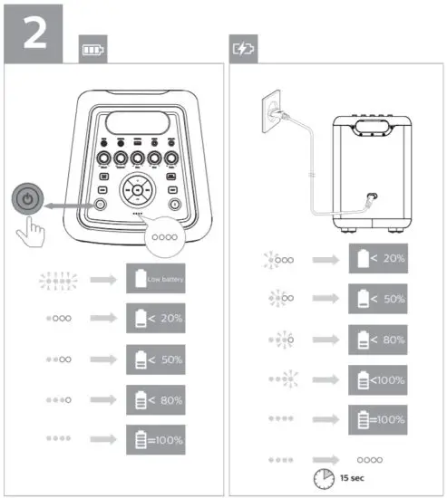 PHILIPS TAX3206 3000 Series Bluetooth Party Speaker - fig 4