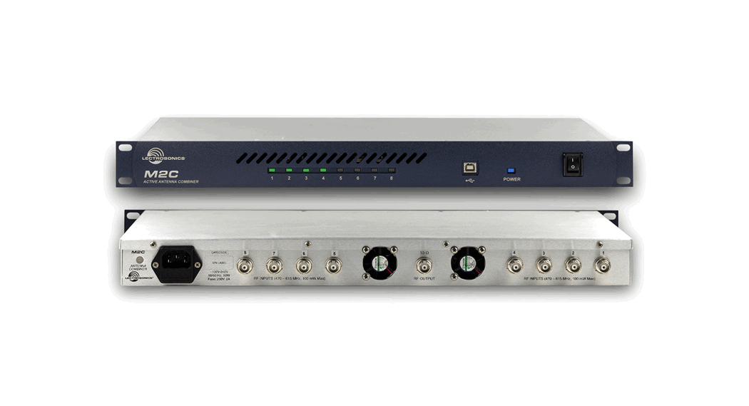 Lectrosonics M2c Active Antenna Combiner Instruction Manual Lectrosonics M2c Active Antenna Combiner Instruction Manual