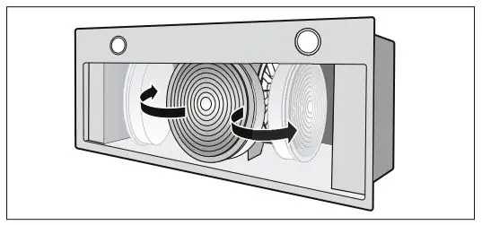 NEFF Extractor hood - Fitting the activated charcoal filter 2