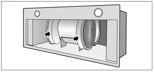 NEFF Extractor hood - Fitting the activated charcoal filter 3