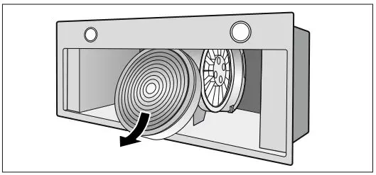NEFF Extractor hood - Removing the activated charcoal filter 3