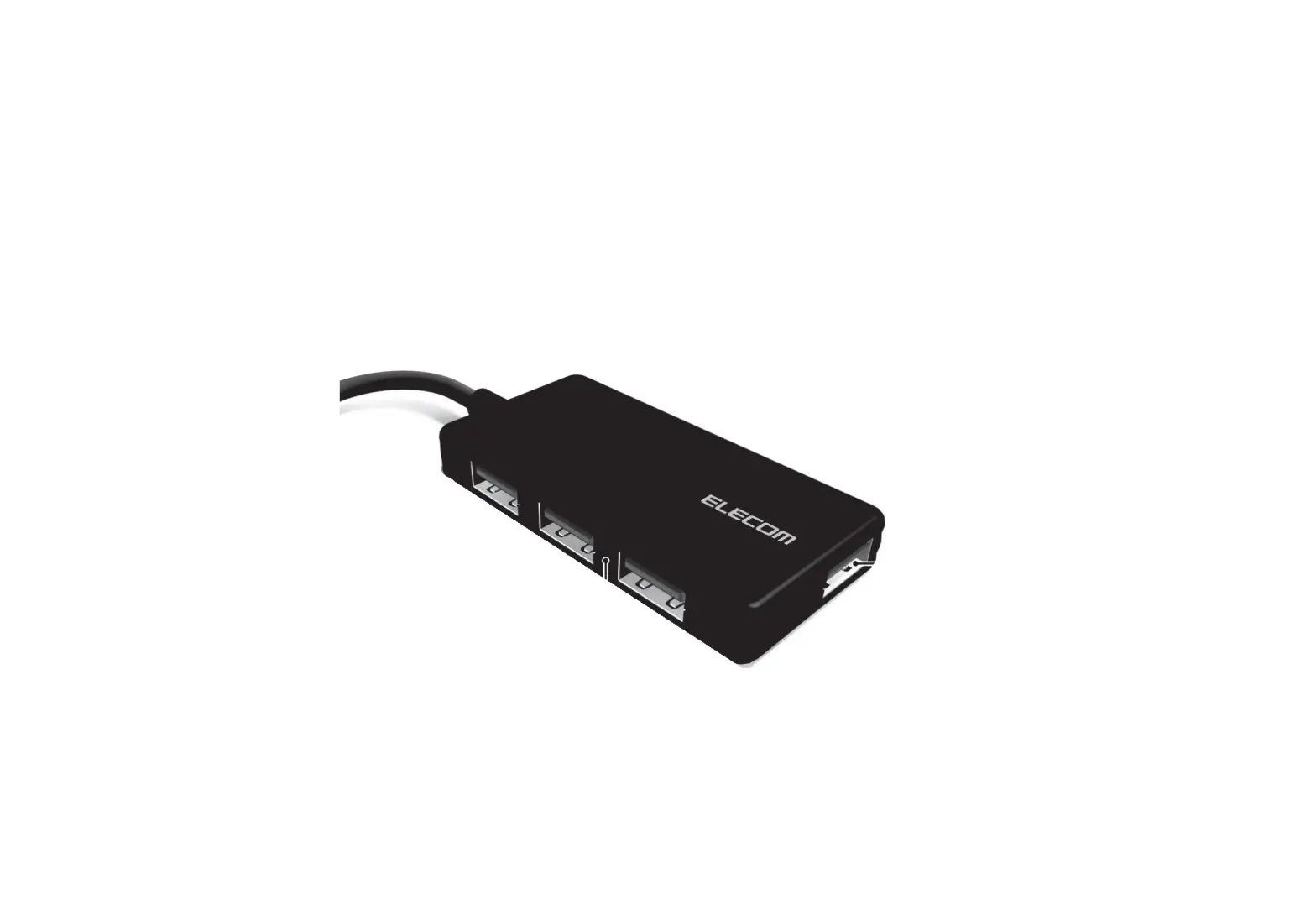 Elecom U3h-a416b 4 Port Usb 3.0 Hub Instruction Manual