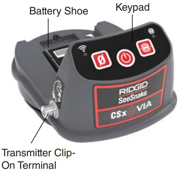 RIDGID See Snake CSx VIA Monitor - components