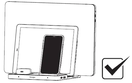 Kensington K59090 StudioCaddy with Qi Wireless Charging for Apple Devices fig11