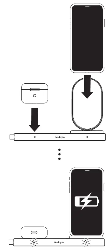 Kensington K59090 StudioCaddy with Qi Wireless Charging for Apple Devices fig7
