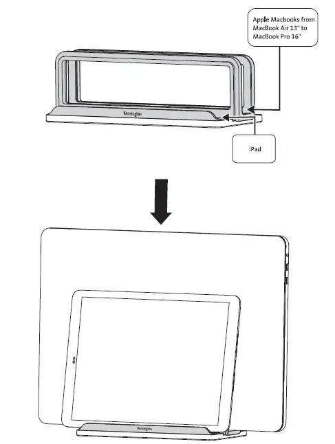 Kensington K59090 StudioCaddy with Qi Wireless Charging for Apple Devices fig9