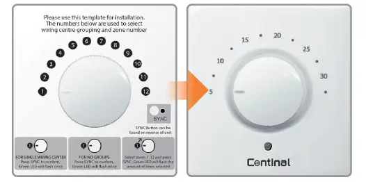 Continal-39011-DTSRF-Quantum Dial Thermostat-RF-FIG-2