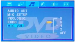 DVD SETUP MENU