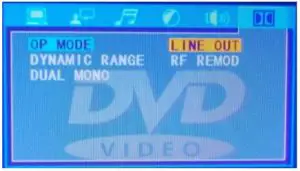 DVD SETUP MENU
