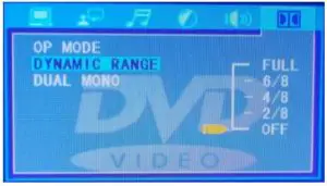 DVD SETUP MENU
