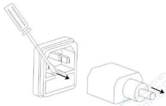 Replacement of fuse 1