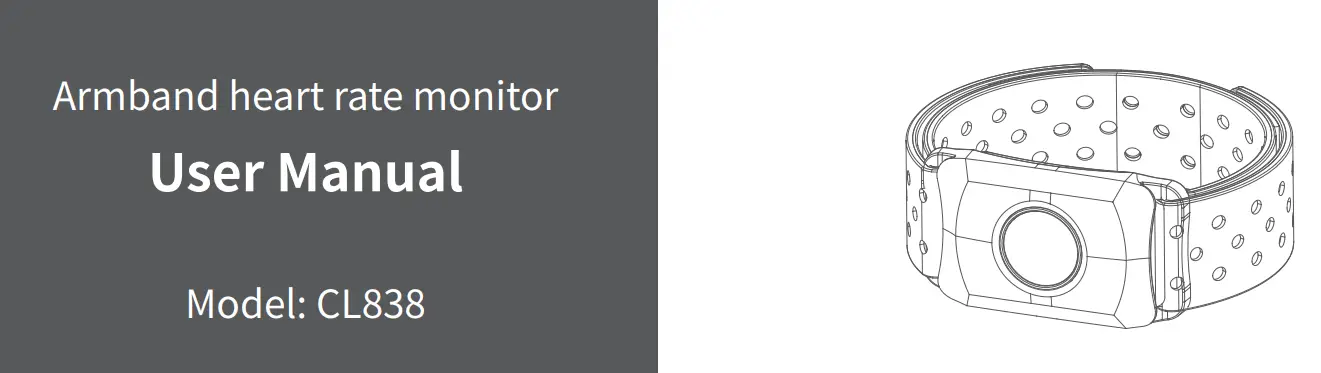 Shenzhen Chileaf Electronics CL838 Armband Heart Rate Monitor User Manual