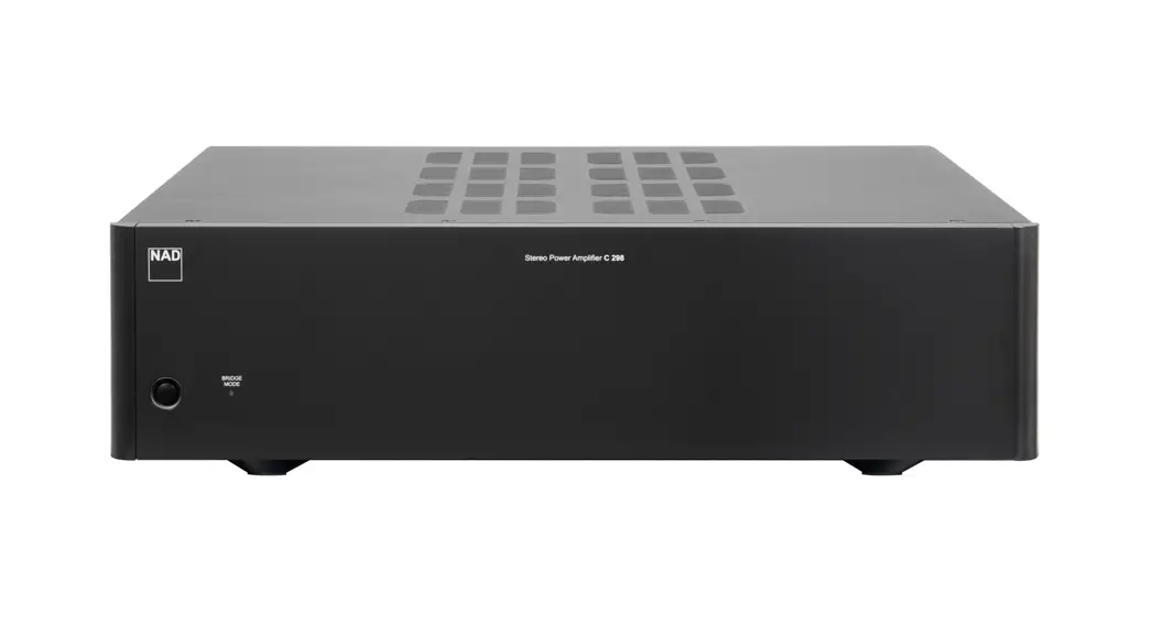 Nad C 298 Stereo Power Amplifier Owner's Manual