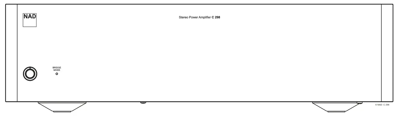 NAD C 298 Stereo Power Amplifier