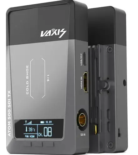 VAXIS-ATOM-500-SDI-Wireless-Video-Transmitter-and-Receiver-Kit-