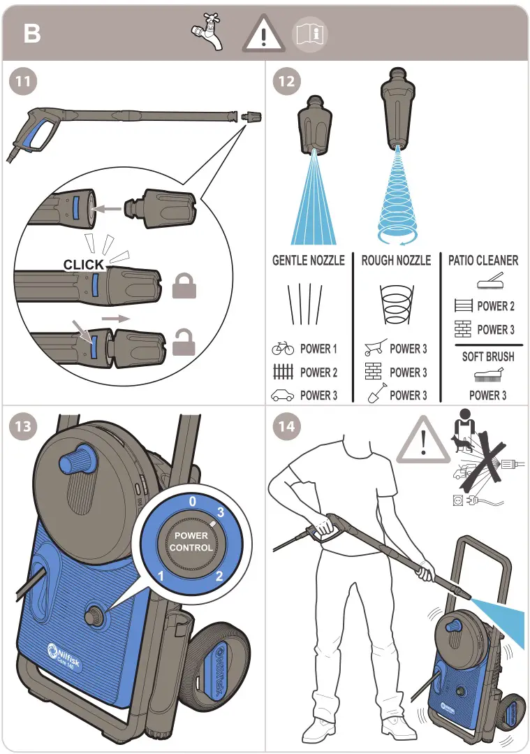 Nilfisk High Pressure Washer Core 140 Powercontrol - Assembly 10