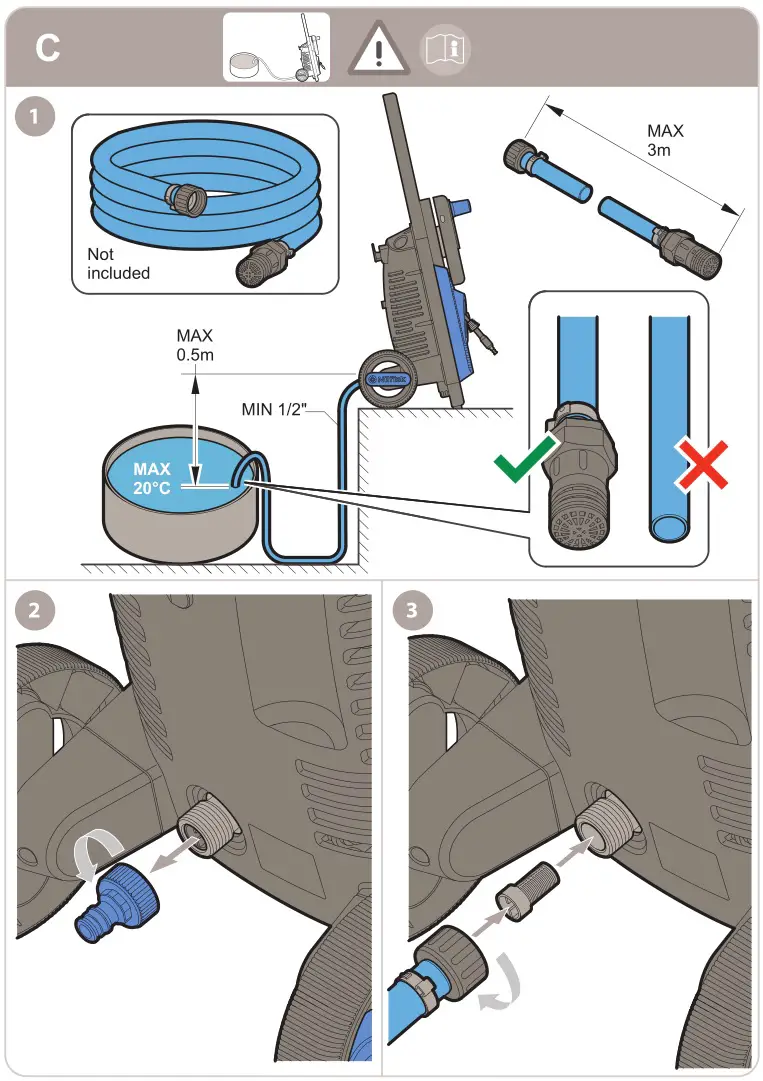 Nilfisk High Pressure Washer Core 140 Powercontrol - Assembly 11