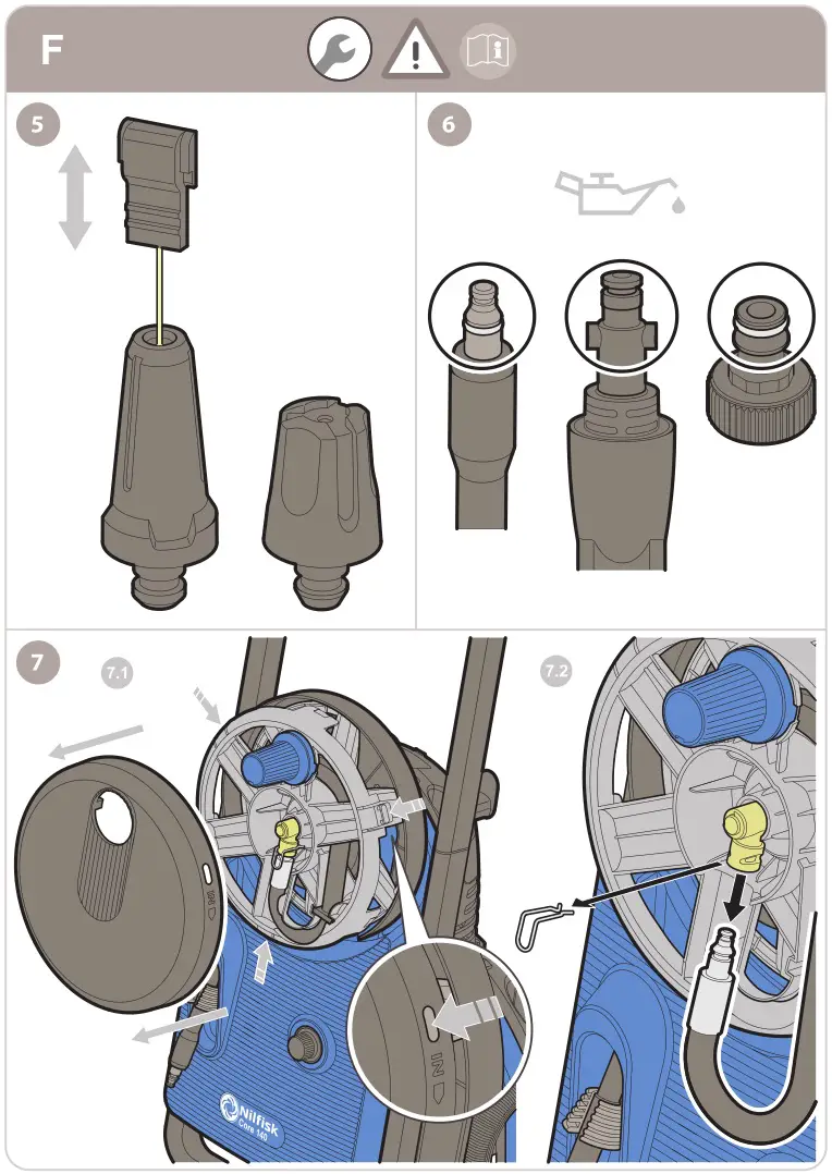 Nilfisk High Pressure Washer Core 140 Powercontrol - Assembly 18