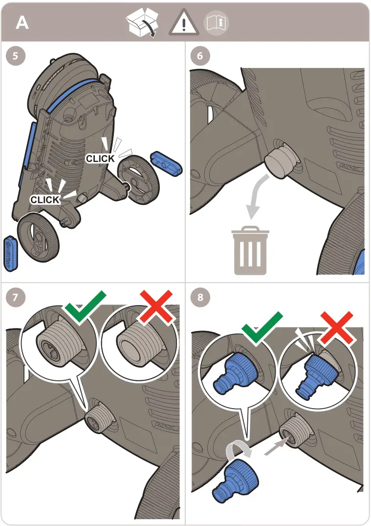 Nilfisk High Pressure Washer Core 140 Powercontrol - Assembly 3