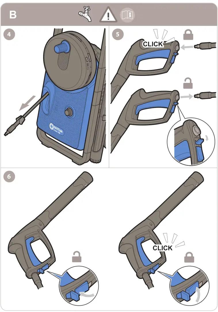 Nilfisk High Pressure Washer Core 140 Powercontrol - Assembly 8