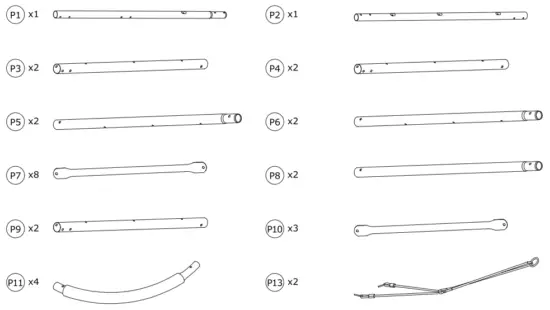 COSTWAY NP10248 Outdoor Swing Set - fig1