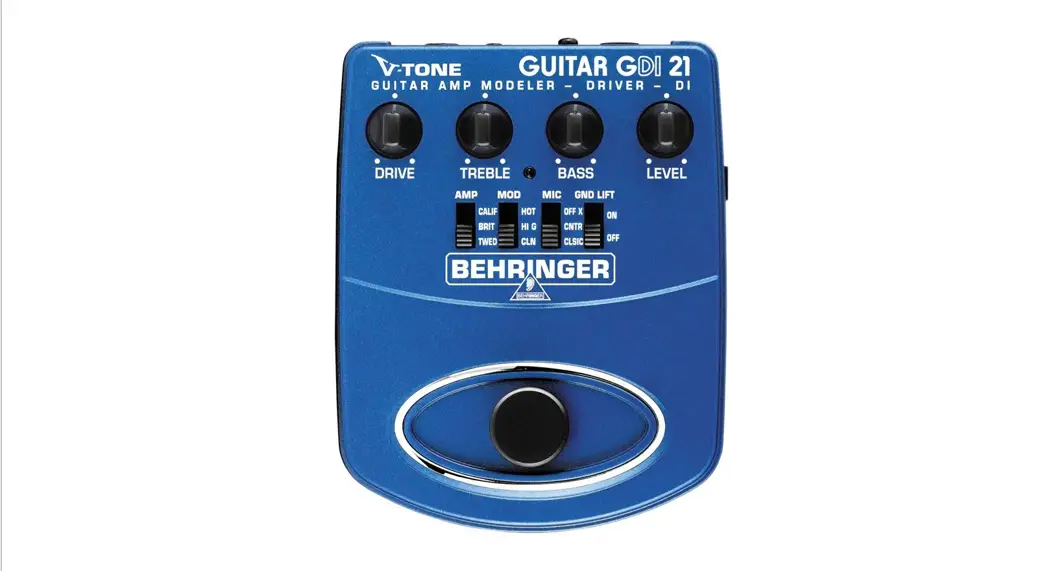 Behringer Guitar Driver Direct Recording Preamp User Manual