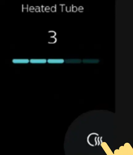 Heated tube temperature