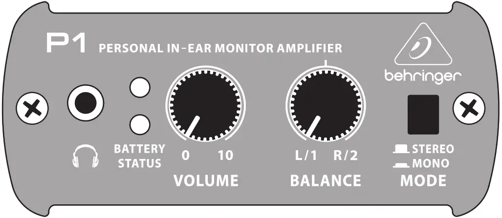 Behringer POWERPLAY P1 Personal In-Ear Monitor Amplifier