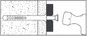 Hammer Fixing wall plug