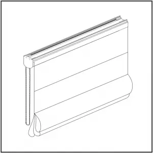 JOHN LEWIS VELVET Roman Blind