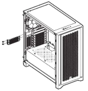 CORSAIR 4000D AIRFLOW Mid Tower PC Case - CARDS