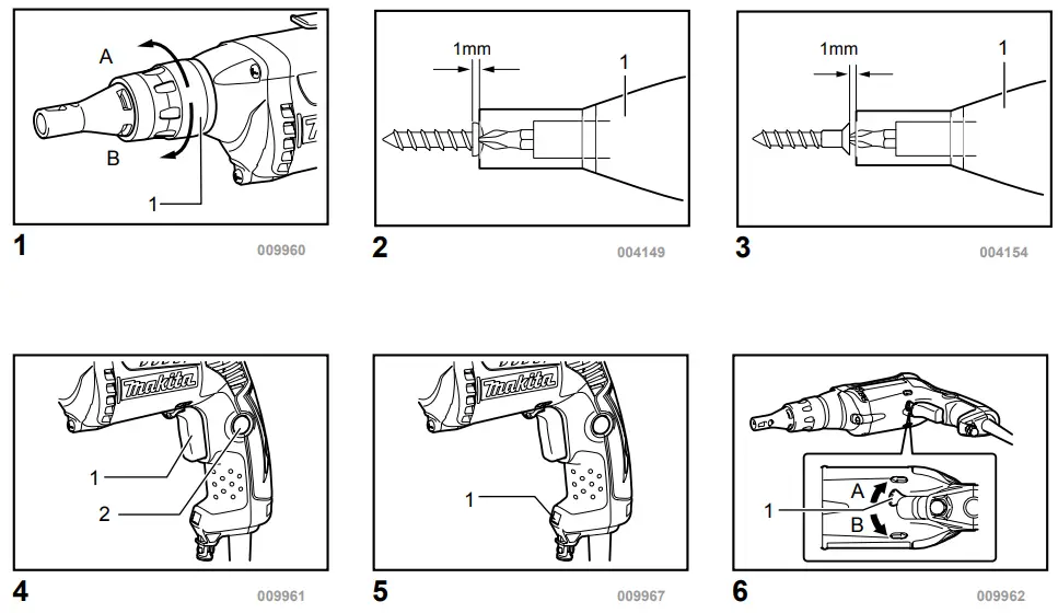 makita FS4300 Drywall Screwdriver - fig1