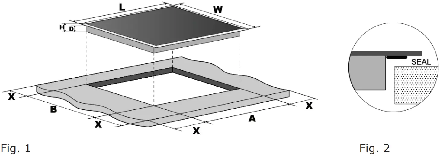 kleenmaid CCTB6020 60cm Ceramic Cooktop With Knob Control - Installation