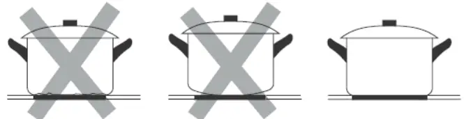 kleenmaid CCTB6020 60cm Ceramic Cooktop With Knob Control - Right Cookware