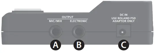 Roland ELCajon Mic Processor - electronics