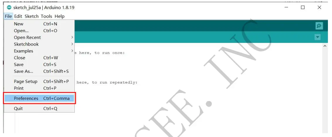 AITOSEE SENTRY 2 Arduino IDE WiFi Firmware