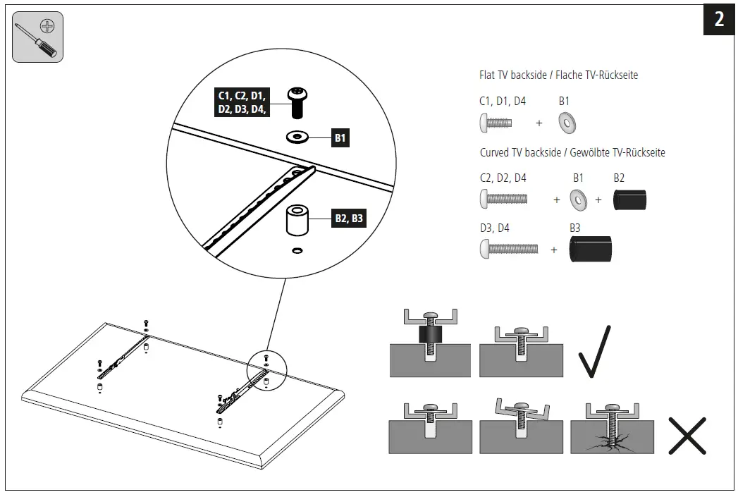 hama 00118108 TILT TV Wall Bracket-4