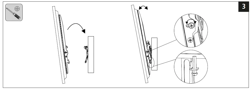 hama 00118108 TILT TV Wall Bracket-5