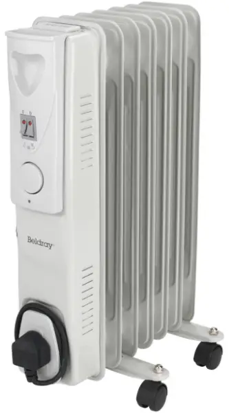 Beldray EH0564SSTKv 7 Fin Oil Filled Radiator