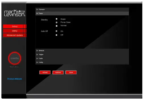 Mark Levinson Power Amplifier - Browser (BSP) method