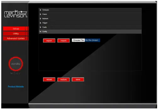 Mark Levinson Power Amplifier -CONFIG