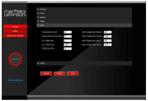 Mark Levinson Power Amplifier - FAULTS