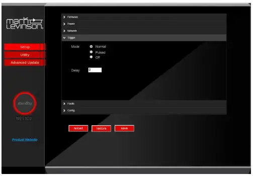 Mark Levinson Power Amplifier - TRIGGER