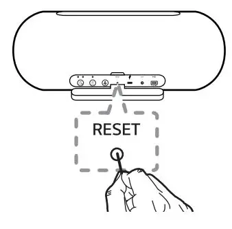 LG Portable Bluetooth Speaker Owner’s Manual - Resetting