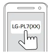 LG Portable Bluetooth Speaker Owner’s Manual - Select “LG-PL7 (XX)”
