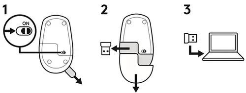 M190 Full-Size Wireless Mouse