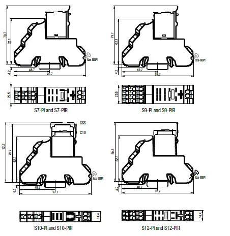 comatRELECO-S7-PI Push-in-Relay-Socket Fa-16